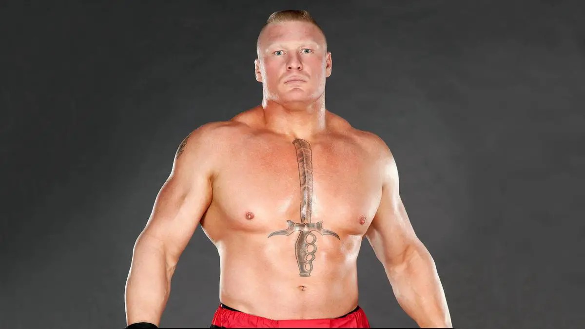 Photo WWE Hall of Famer Mocks Brock Lesnar Costume