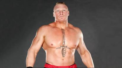 brock lesnar sword tattoo