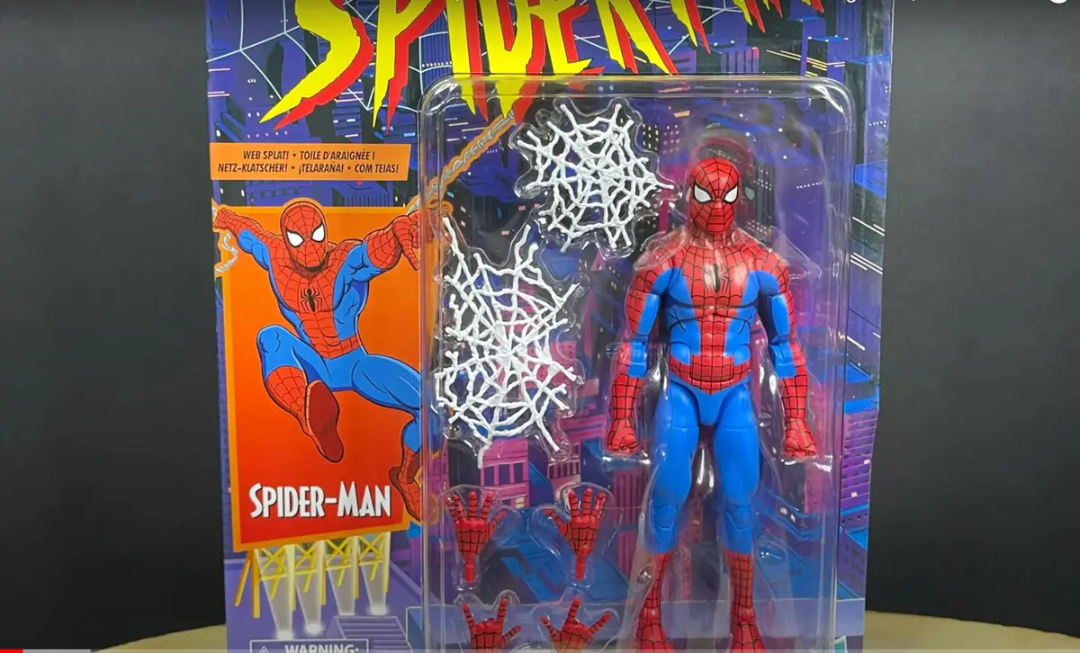 vintage spiderman action figure