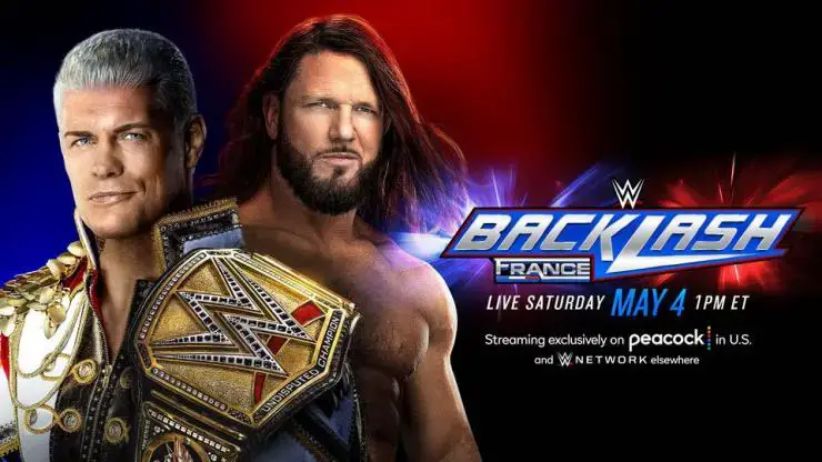 WWE Backlash France card, start time, how to watch