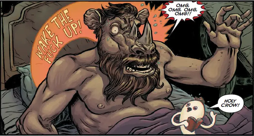 Panels in Poor Taste: 11/9/2014 – Goopy Face and Rhino Dong