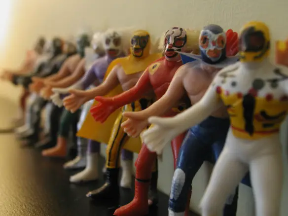 bootleg mexican lucha libre wrestling action figures 