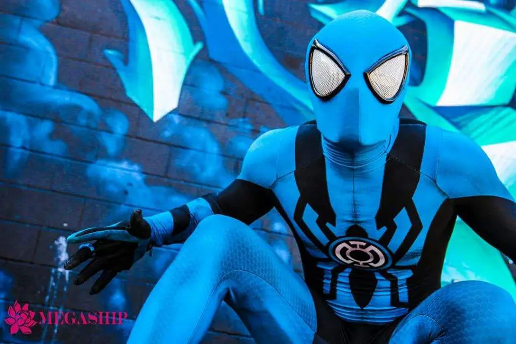 Spider-Man/Blue Lantern Cosplay by Corey Carmona