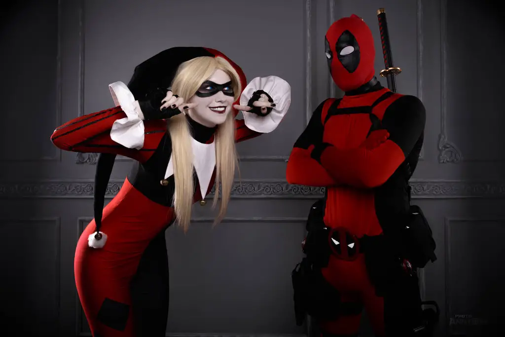 Harley Quinn and Deadpool Cosplay by Kiryu Fox and Max