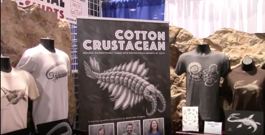 Serendipitous WonderCon Find: 'Cotton Crustacean' Paleobiology Shirts