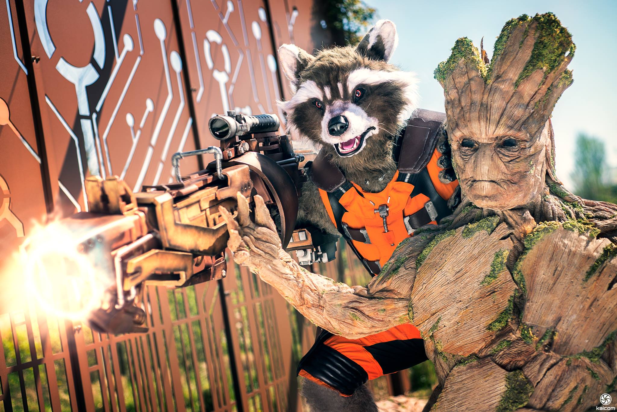 Guardians of the Galaxy: Groot and Rocket Raccoon Cosplay by Edes and Jerome