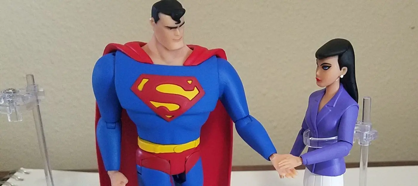 'Superman: The Animated Series' Superman & Lois Lane Two-Pack Review: The Man of Steel Flies to Your Shelf