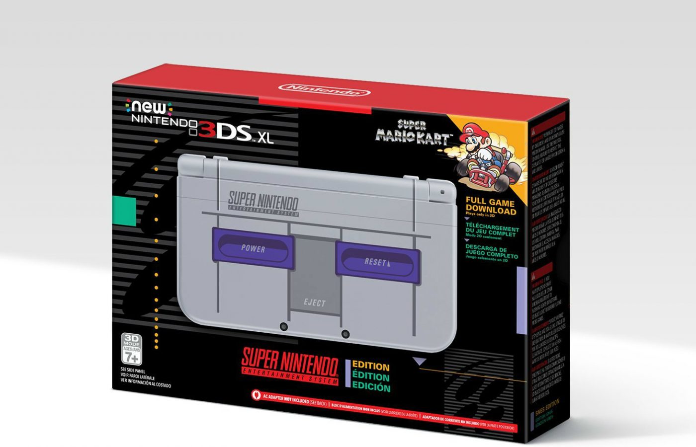 The Nintendo 3DS XL SNES Edition is coming to the US as an Amazon exclusive