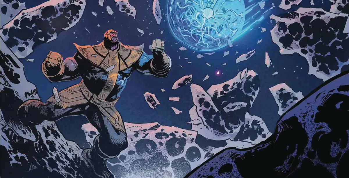 What UNIMAGINABLE thing happens in "Thanos" #14?
