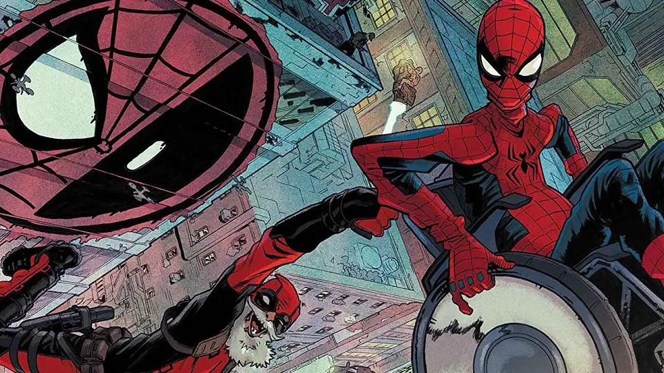 Old Man Pete and Old Man Wade: Spider-Man/Deadpool #26, 'Future Shock' sends the two friends far into the future