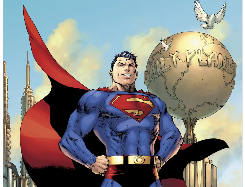 Superman gets a new costume designed by Jim Lee for Action Comics #1000