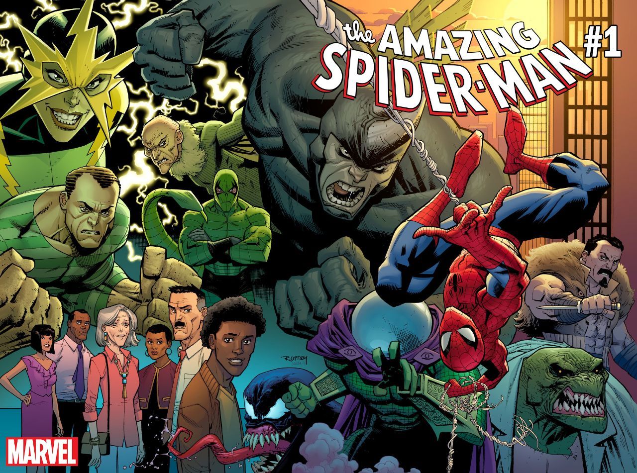 Nick Spencer and Ryan Ottley officially taking over Amazing Spider-Man