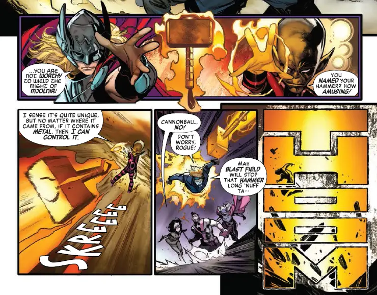 Mark Waid invokes the SCIENCE to explain Metal Master's Mjolnir manipulation in Avengers: No Surrender