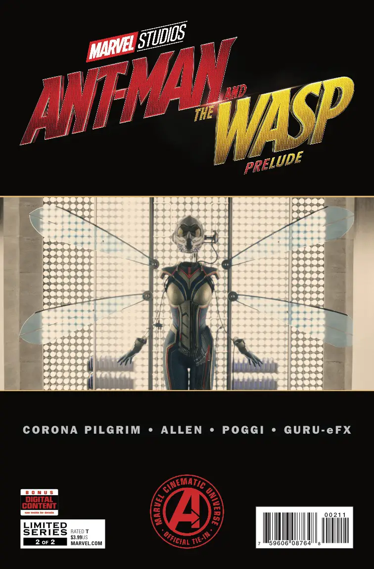 Marvel Preview: Marvel's Ant-Man and the Wasp Prelude #1