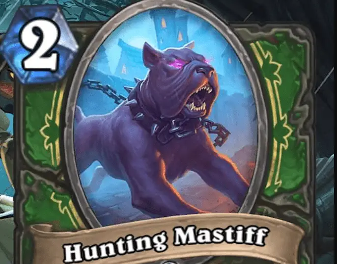 Hearthstone: New Hunter card revealed, Hunting Mastiff