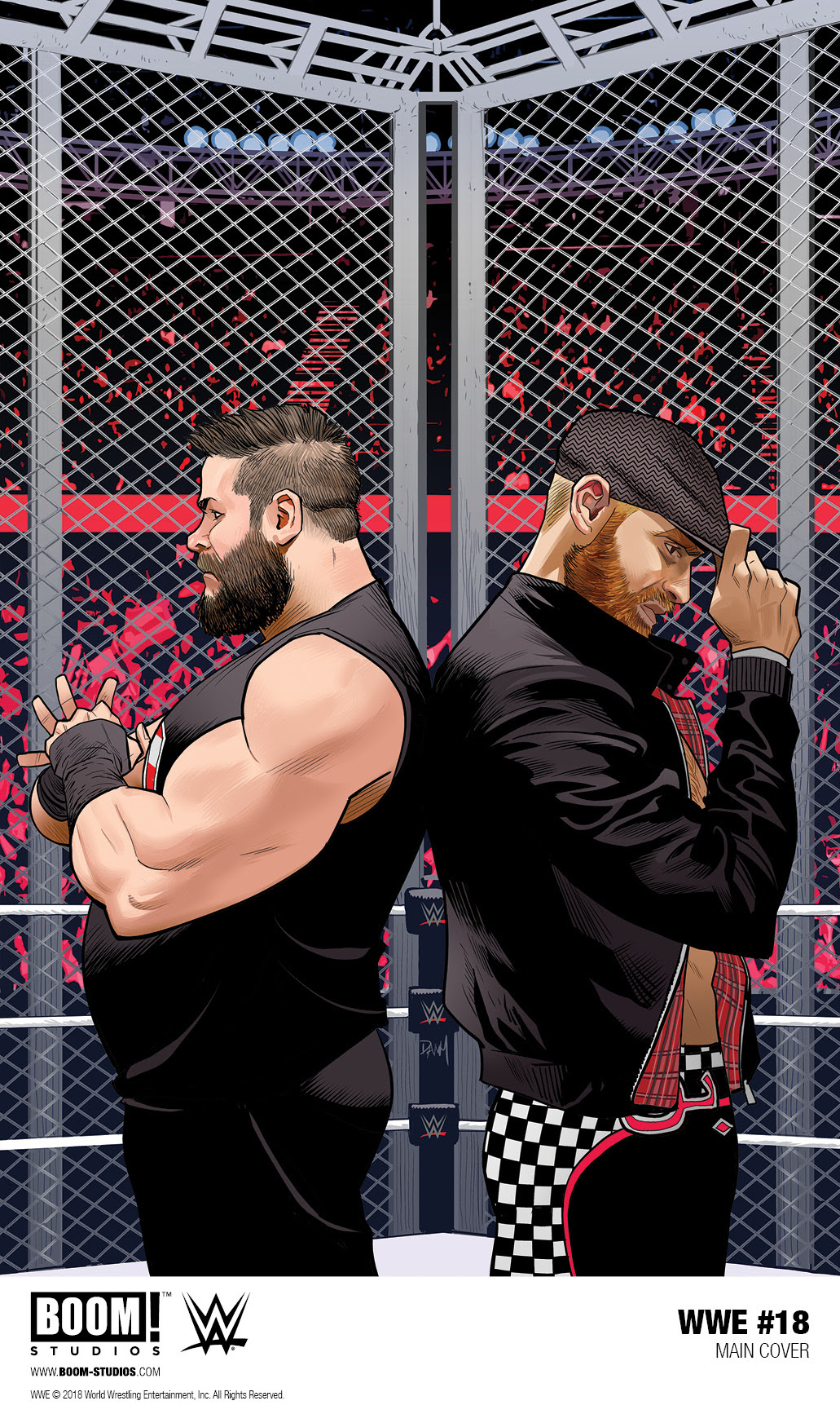 WWE superstars Kevin Owens & Sami Zayn fight forever at BOOM! Studios!