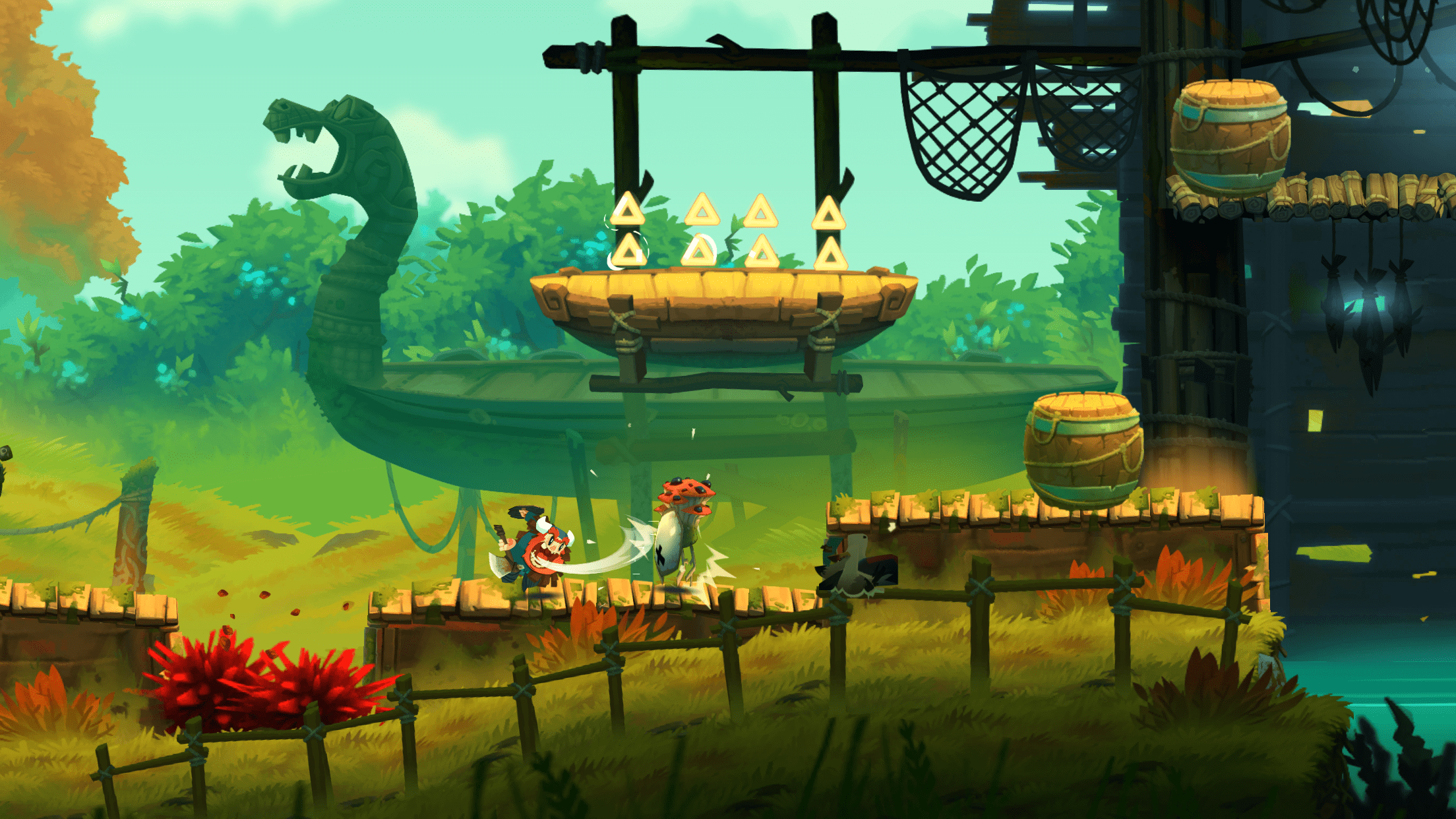 Oddmar review: A beautiful platformer that hits all the right buttons