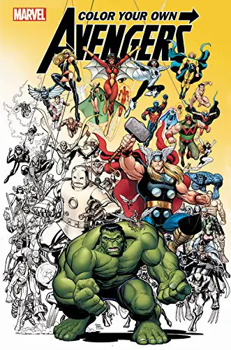 Color Your Own Avengers: An idea to bring together a remarkable group of coloring pages
