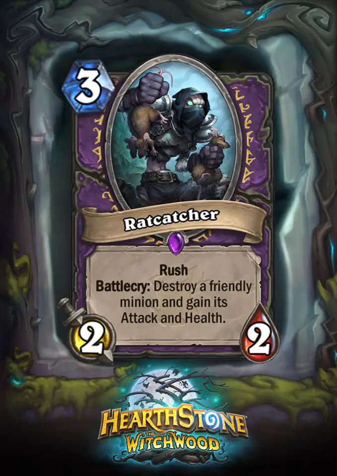 Hearthstone: The Witchwood: New Epic Warlock card revealed, Ratcatcher