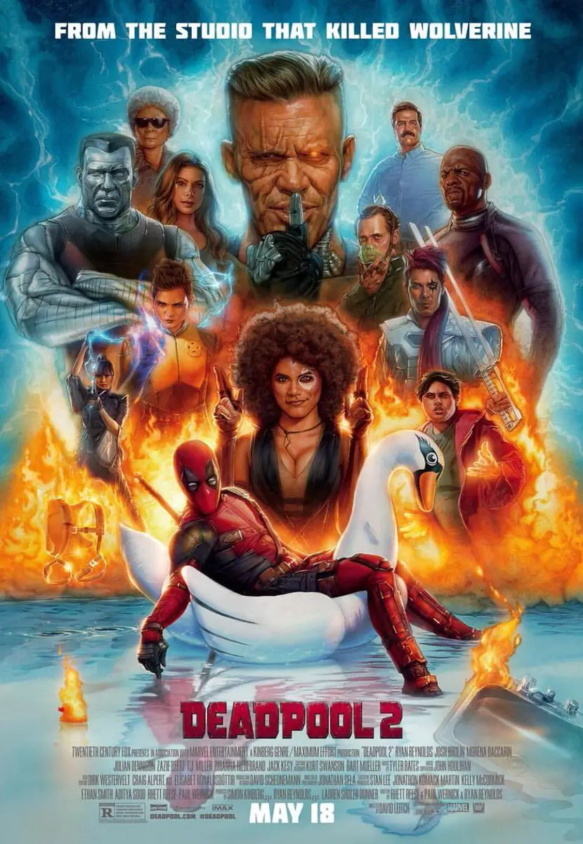 New Deadpool 2 poster features everything and the kitchen sink