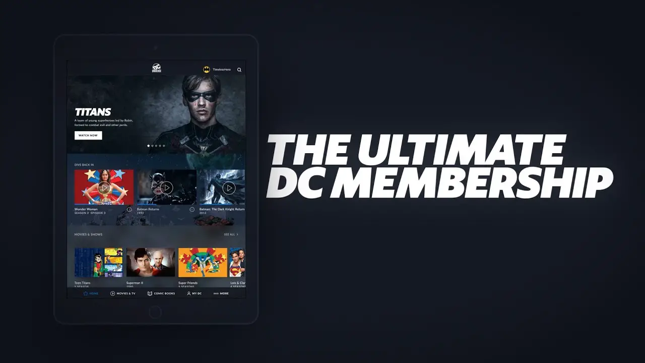 DC announces DC Universe, a digital subscription service including TV, movies and comics