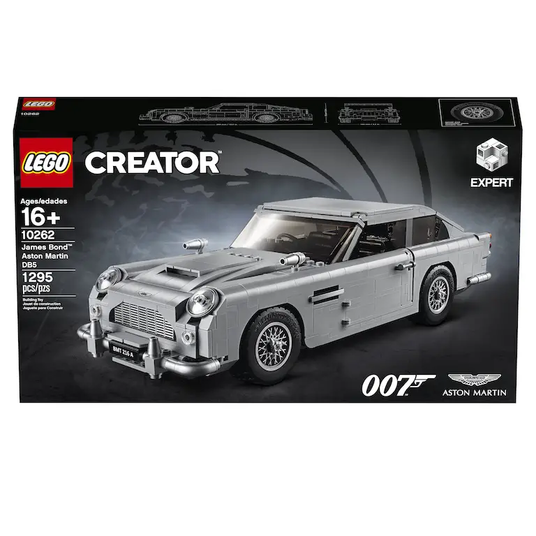 Prepare to build: LEGO Creator Expert James Bond Aston Martin DB5