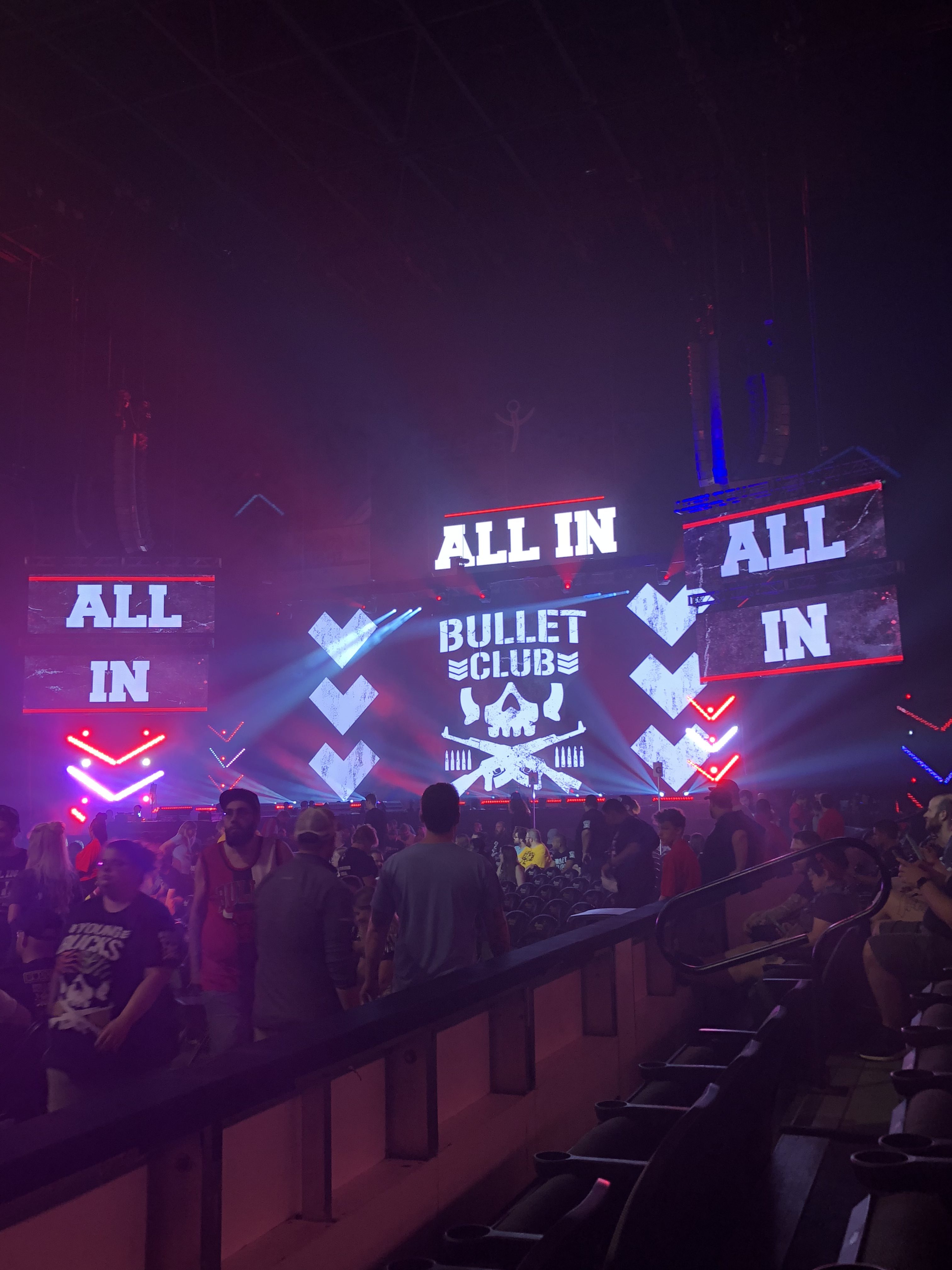 Pictures from All In including Rey Mysterio as Wolverine and Jericho's surprise appearance!