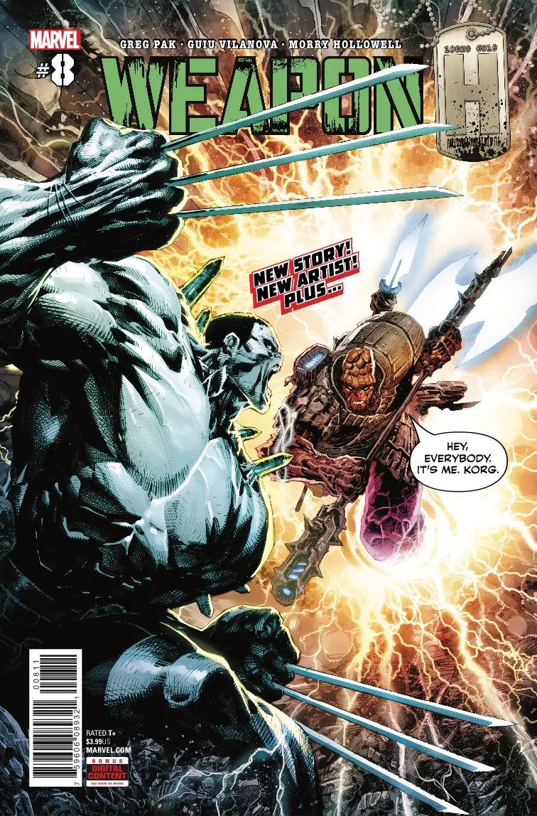 Marvel Preview: Weapon H #8 - 'Thor: Ragnarok' favorite Korg is back!