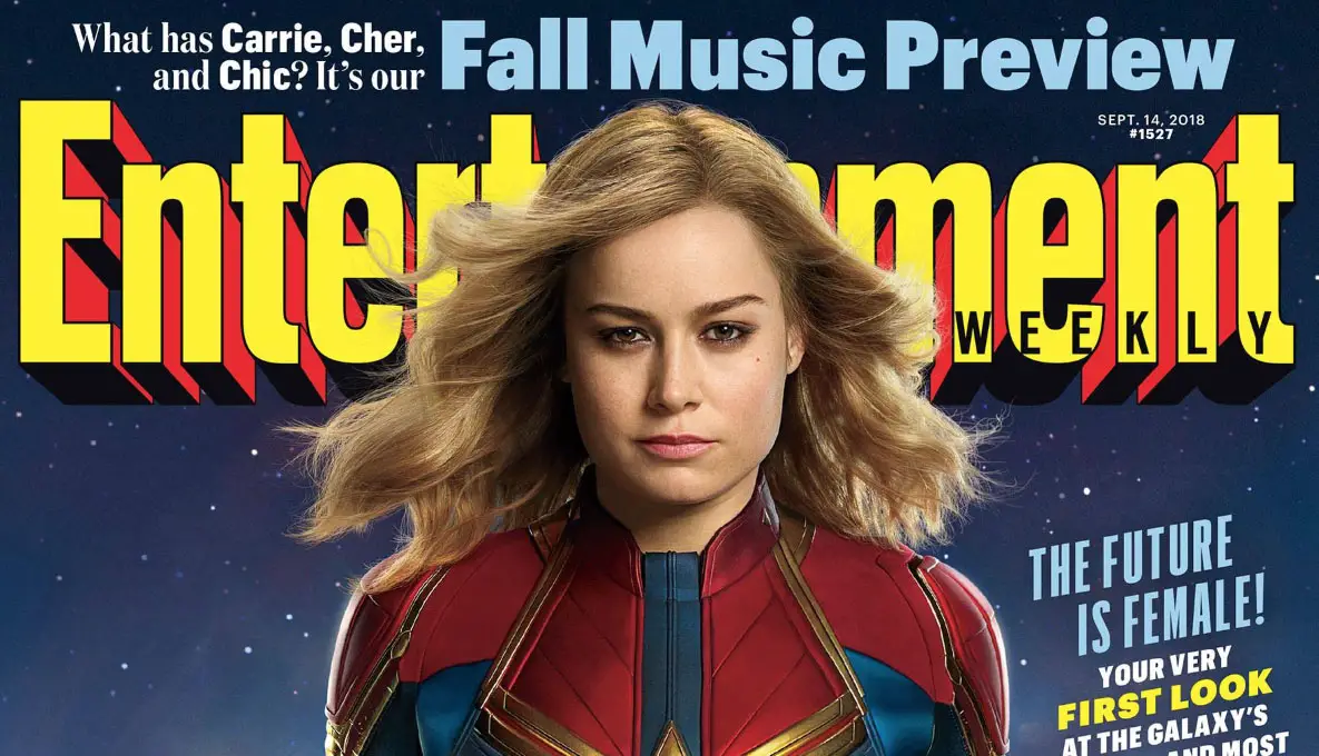 Entertainment Weekly releases first look at Brie Larson as Captain Marvel
