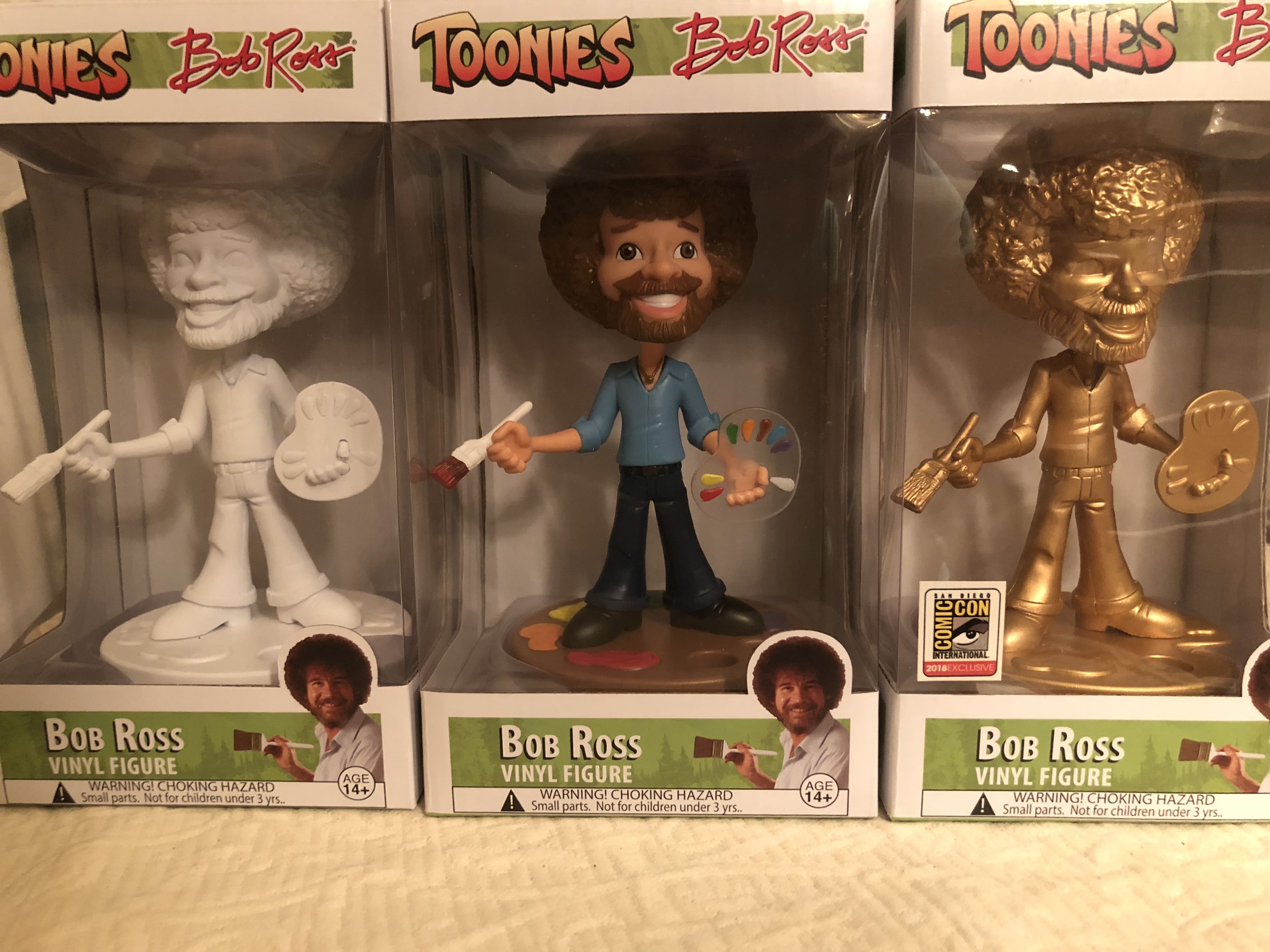 Toynk's exclusive Toonies Bob Ross vinyl figures review