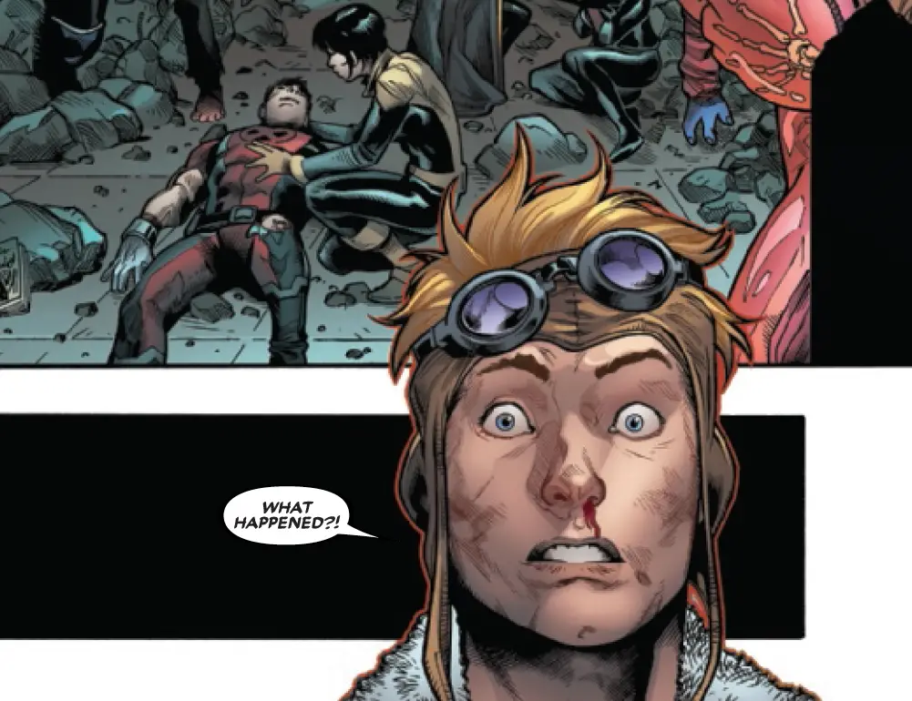 Does an X-Men character get exterminated in 'Extermination' #4?