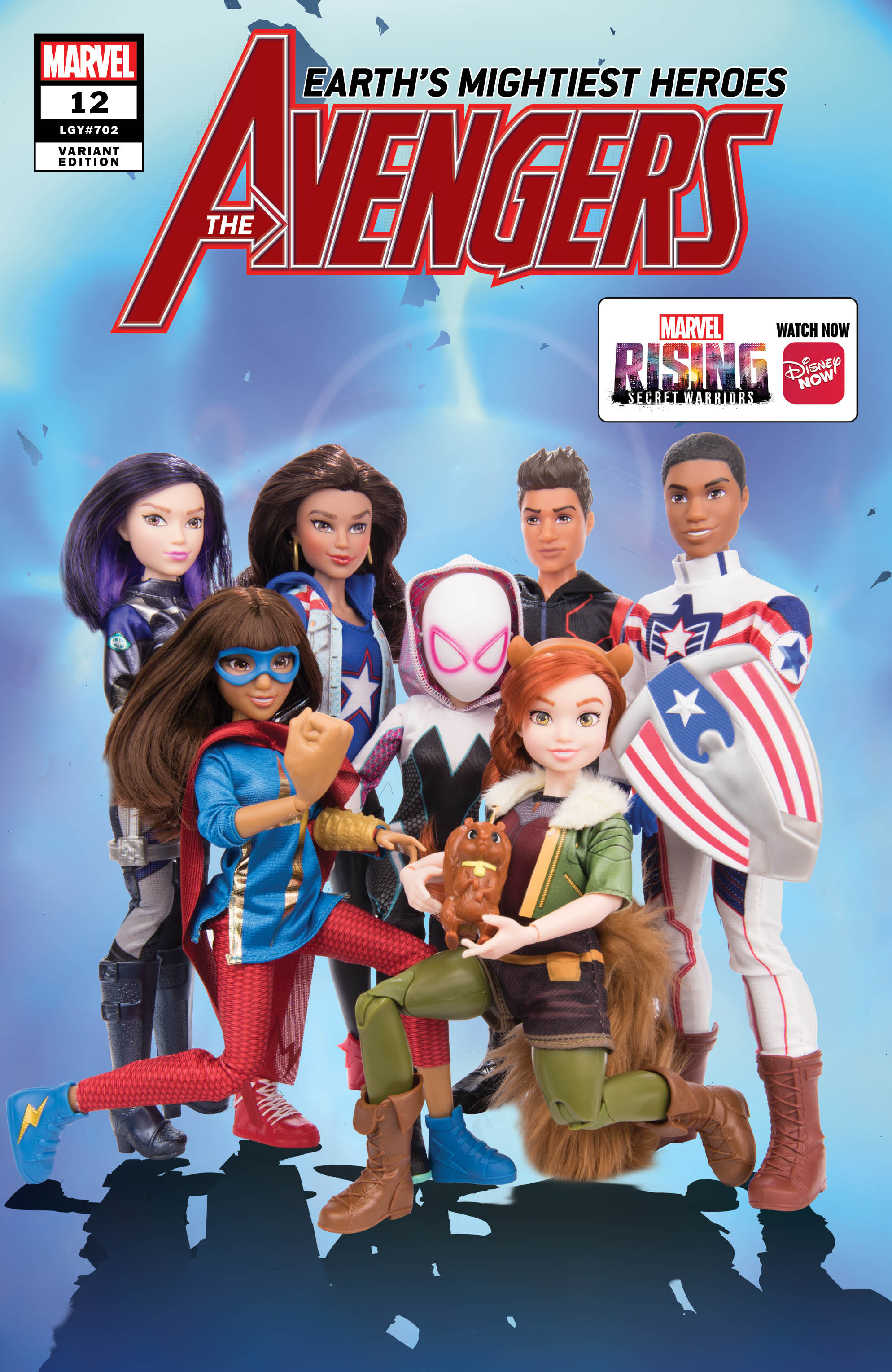 Marvel reveals Marvel Rising Action Doll homage variant covers!