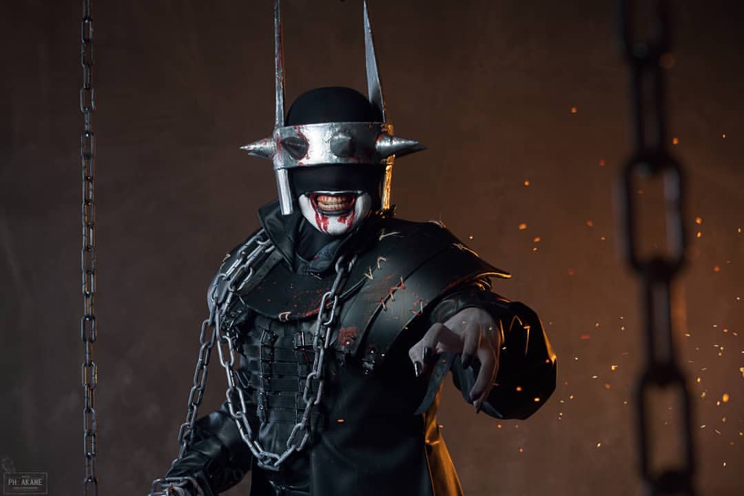 Cosplayer Whitenerdy brings the terrifying Batman Who Laughs to life