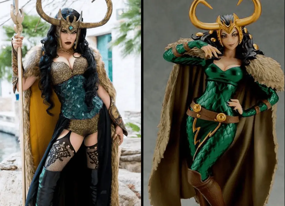 Lady Loki cosplay by Dominique Skye