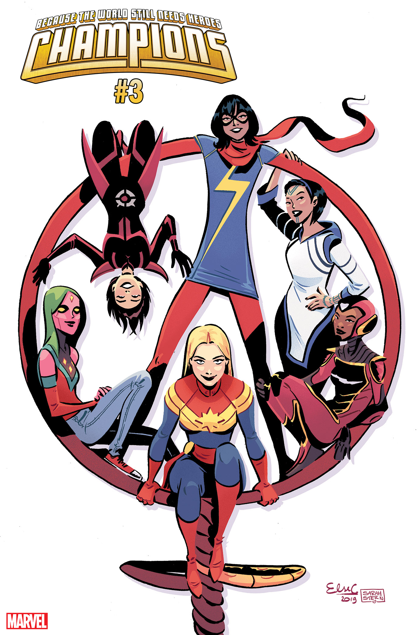 Marvel celebrates International Women's Day with Champions #3 cover