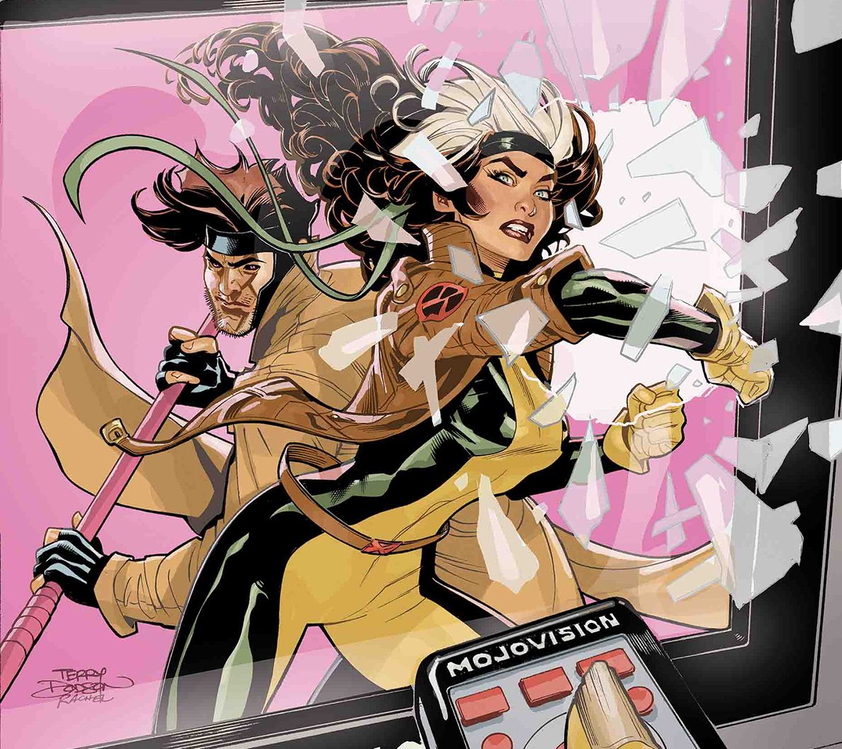 Mojo plays Cupid with Gambit and Rogue in 'Mr. and Mrs. X' #7