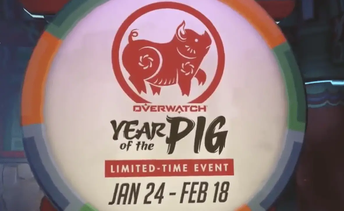 Overwatch's 2019 Lunar Event, The Year of the Pig, is now live