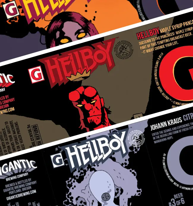 First Look: Hellboy beer gets 666 cases from Gigantic Brewing and Dark Horse Comic