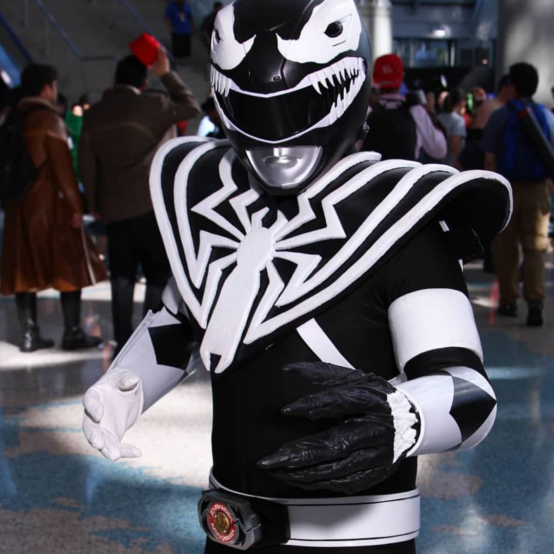 Venom/Mighty Morphin' Power Ranger cosplay by Javier Angel Saucedo