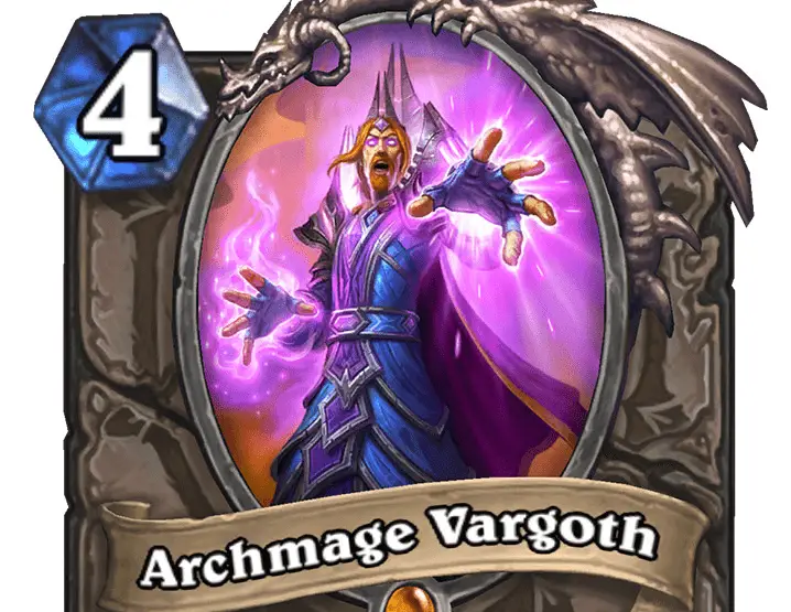 Hearthstone: Rise of Shadows: Archmage Vargoth, new Legendary neutral minion revealed