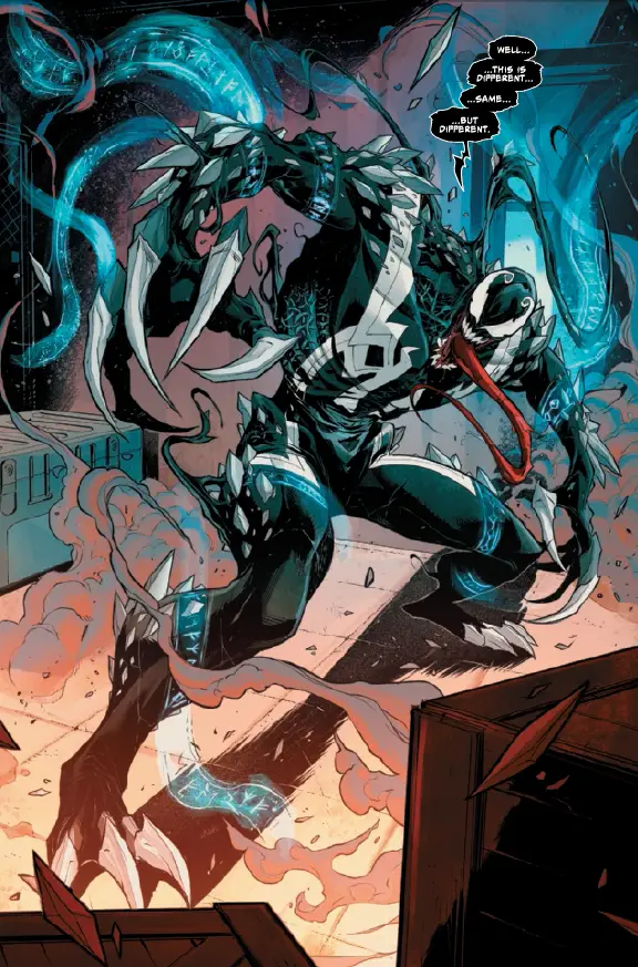 Get the lowdown on Eddie Brock's new costume in Venom #13