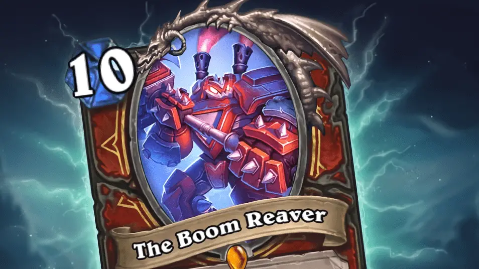 Hearthstone: Rise of Shadows: The Boom Reaver, new Warrior Legendary minion revealed