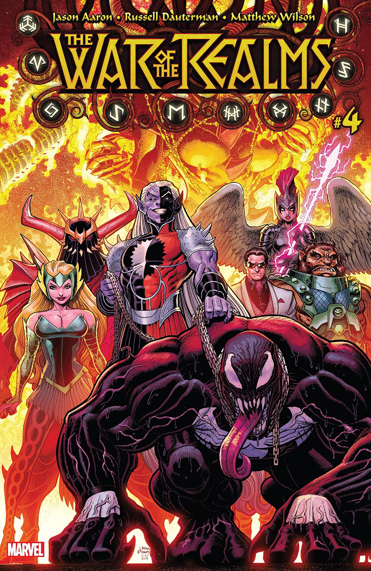 War of the Realms #4 review: Dwarves and spiders and Light Elves, oh my!