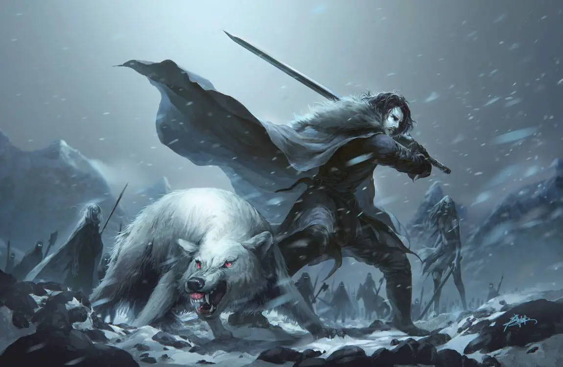 Spoilers Game of Thrones director responds to Jon Snow giving direwolf Ghos...