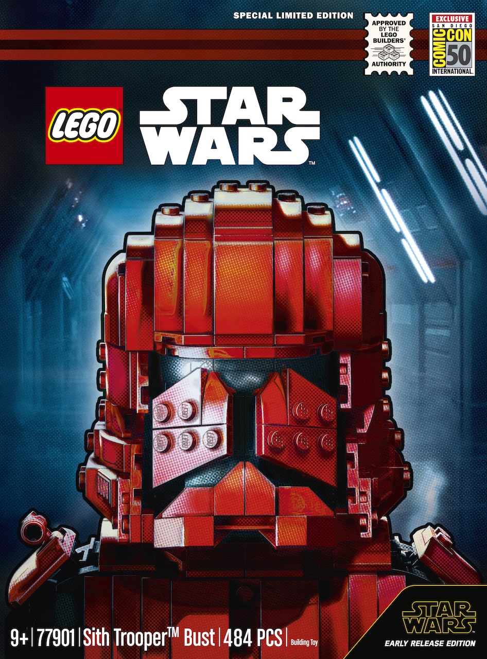 SDCC 2019: LEGO Star Wars exclusive and a look at life size model Sith trooper