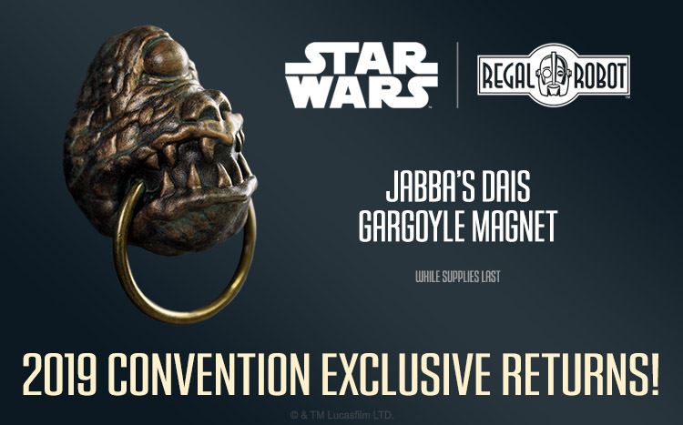Regal Robot announces convention exclusive Star Wars Jabba's Dais Gargoyle Magnets up for sale online
