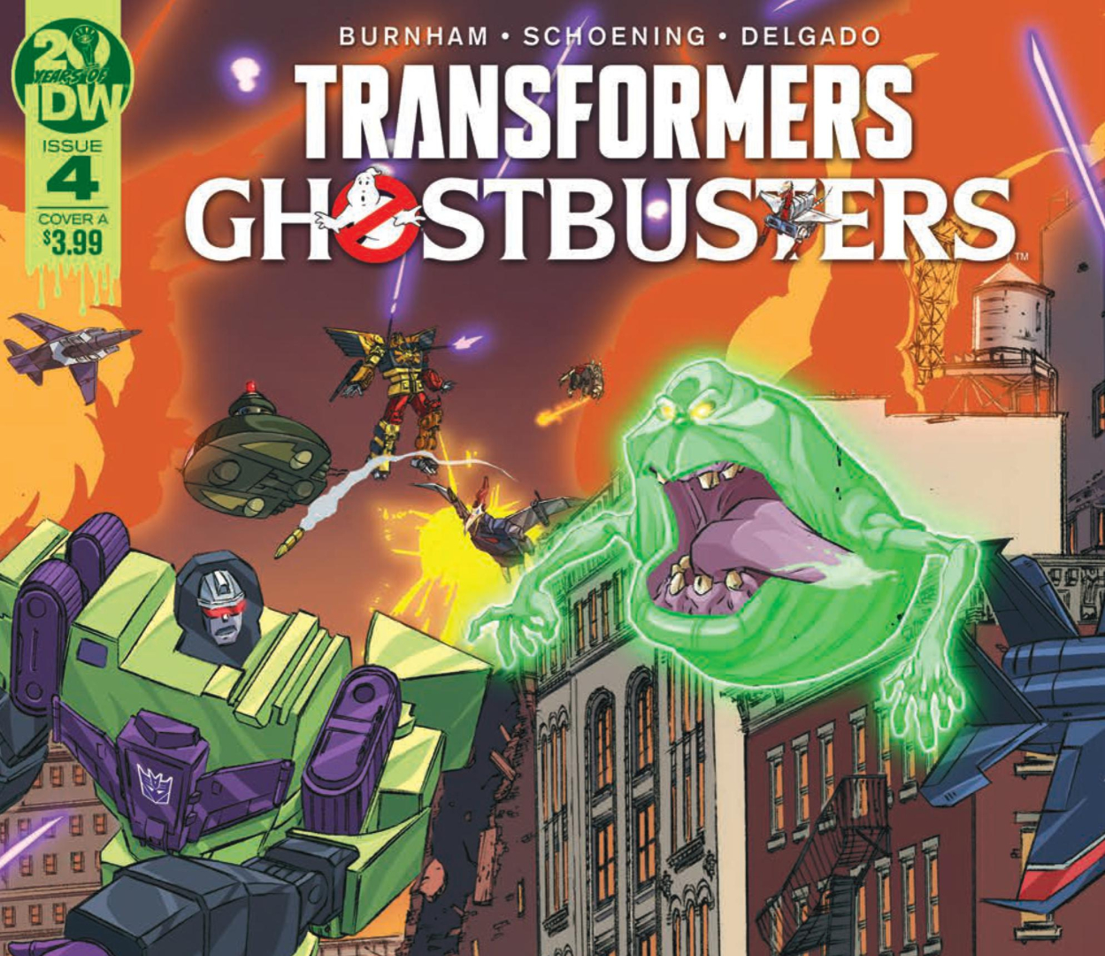 Transformers/Ghostbusters #4 review