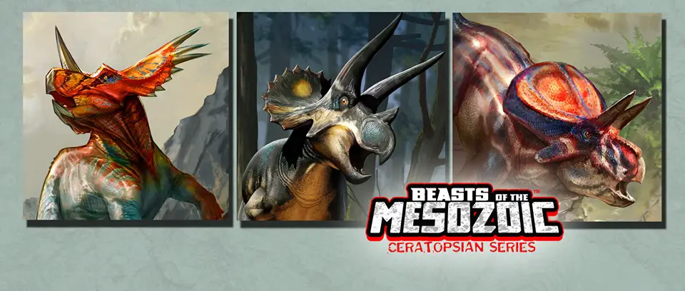 Beasts of the Mesozoic: All stretch goal Ceratopsians revealed!