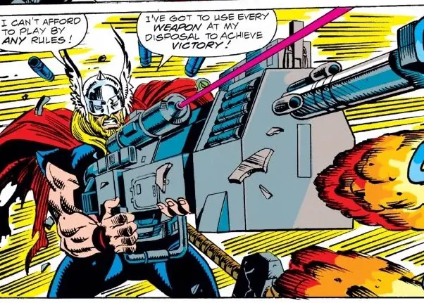 That time Thor went full cosplayer and designed and made a costume back in 1991