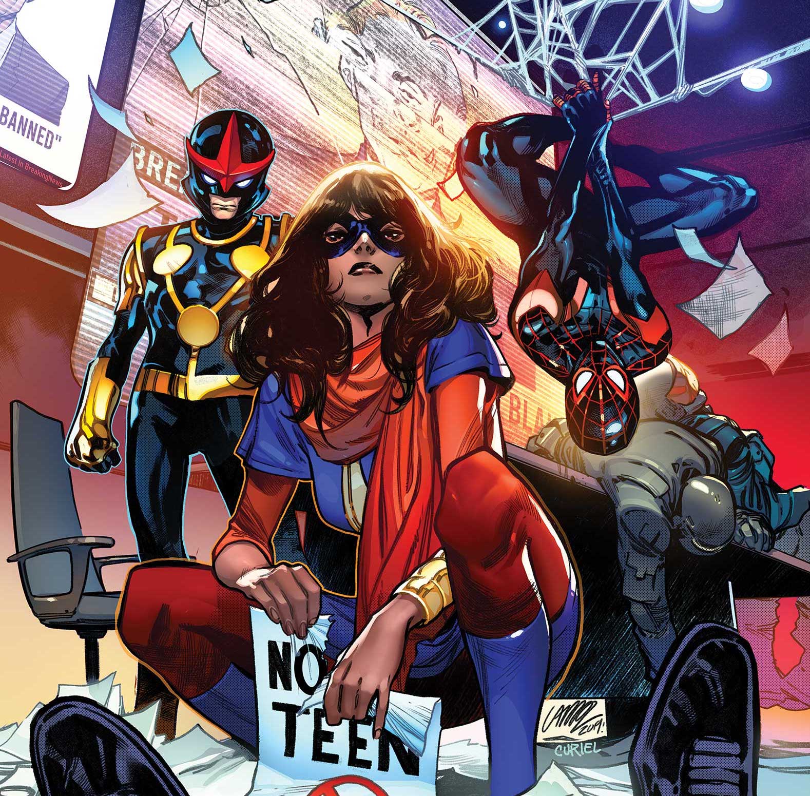 Spider-Man, Ms. Marvel, and Nova get 'Outlawed' in new series by Eve L. Ewing